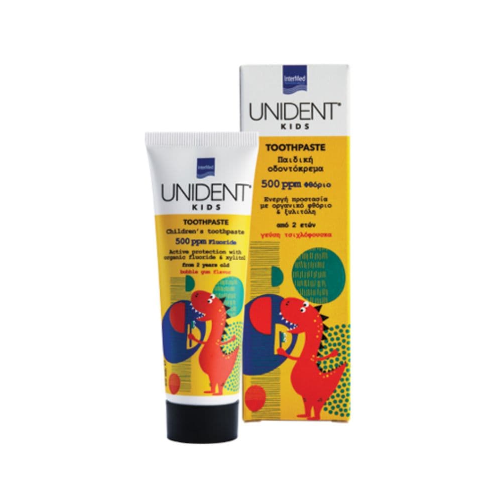Unident Κids Φθοριούχος Oδοντόκρεμα 500ppm 50ml