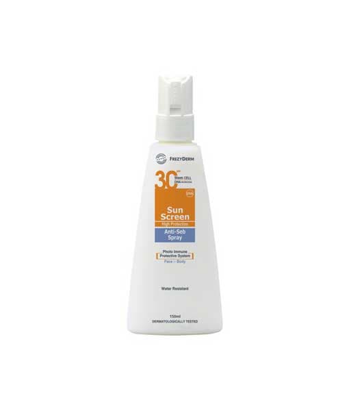 Frezyderm Sun Screen Spray Anti-Seb SPF30 150 ml