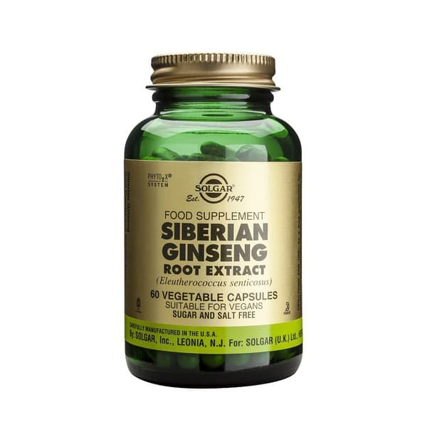 Solgar SFP Siberian Ginseng Extract veg. caps 60s