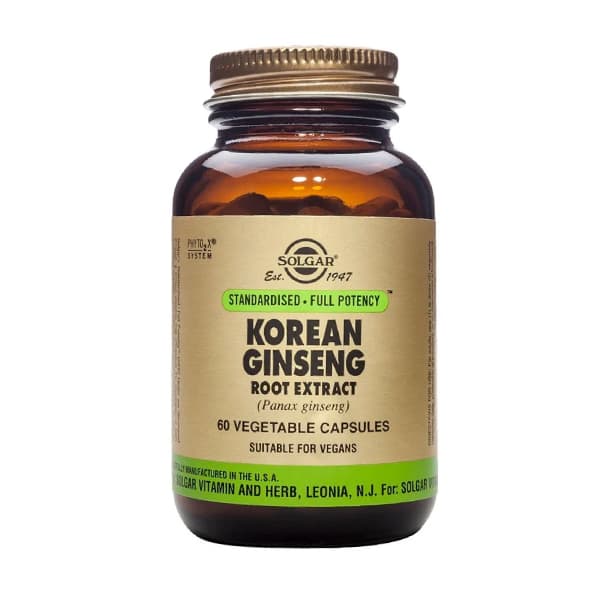 Solgar SFP Korean Ginseng Extract veg. caps 60s