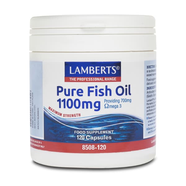 Lamberts Pure Fish Oil 1100 mg 120 Caps