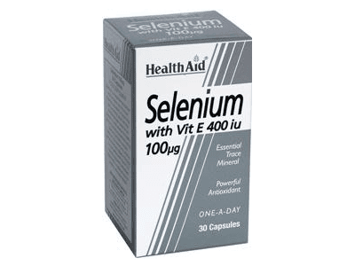 HealthAid Selenium + Vit E 400 iu 30 caps