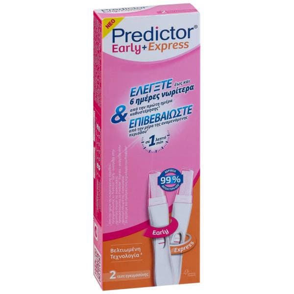 Predictor Early & Express 2 Τεστ Εγκυμοσύνης