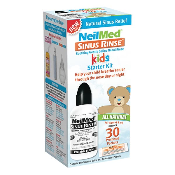 Sinus Rinse Παιδιατρική Συσκευή & 30 Φακελάκια Για Ρινικές Πλύσεις