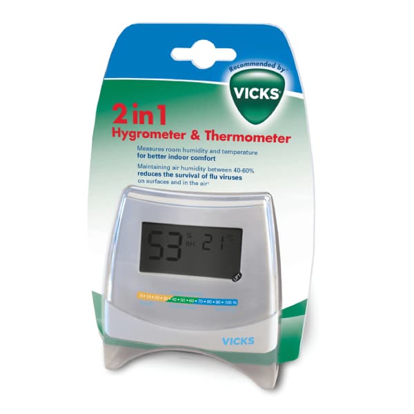 Vicks Θερμόμετρο & Υγρόμετρο 2 in1