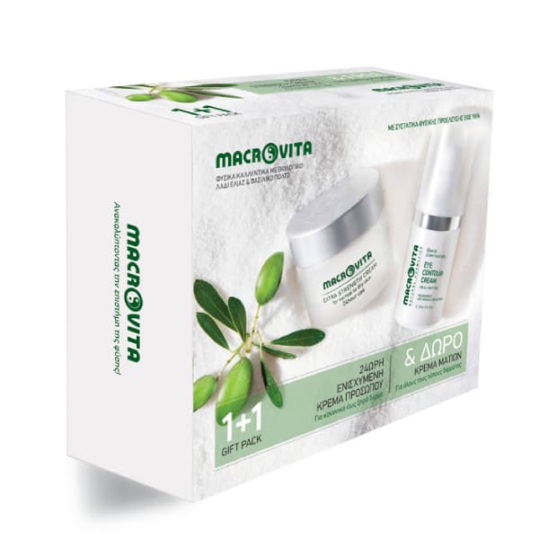 Macrovita Ενισχυμένη Κρέμα Κανονικό-Ξηρό Δέρμα 40ml & Κρέμα Ματιών 15ml