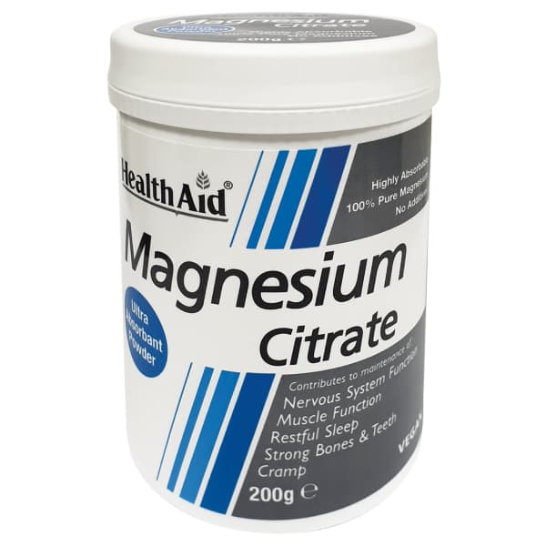 Healthaid Magnesium Citrate Powder 200gr