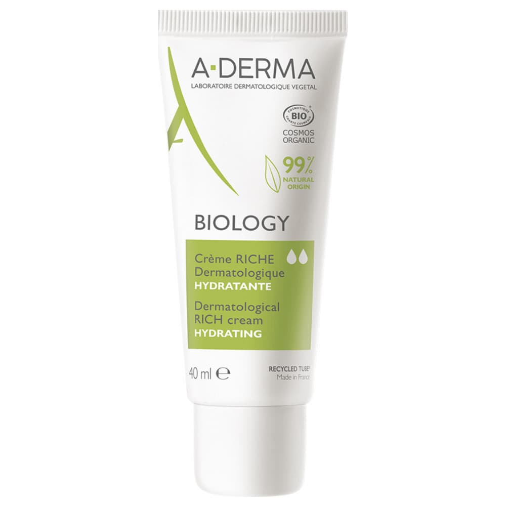 Aderma Biology Ενυδατική Κρέμα Πλούσιας Υφής 40ml