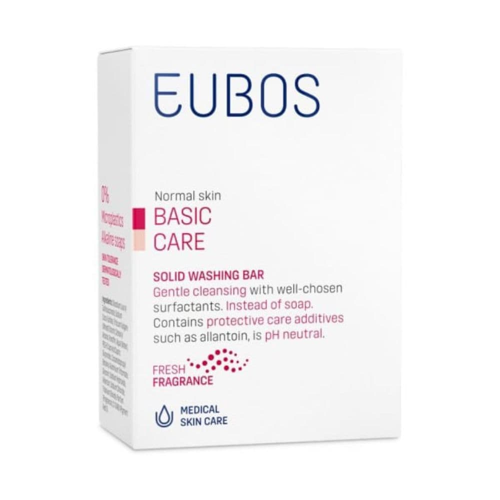 Eubos Red Solid Στερεή Πλάκα Σαπούνι 125gr