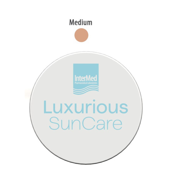 Intermed Luxurious Suncare Silk Cover BB Compact SPF50 Medium 12g